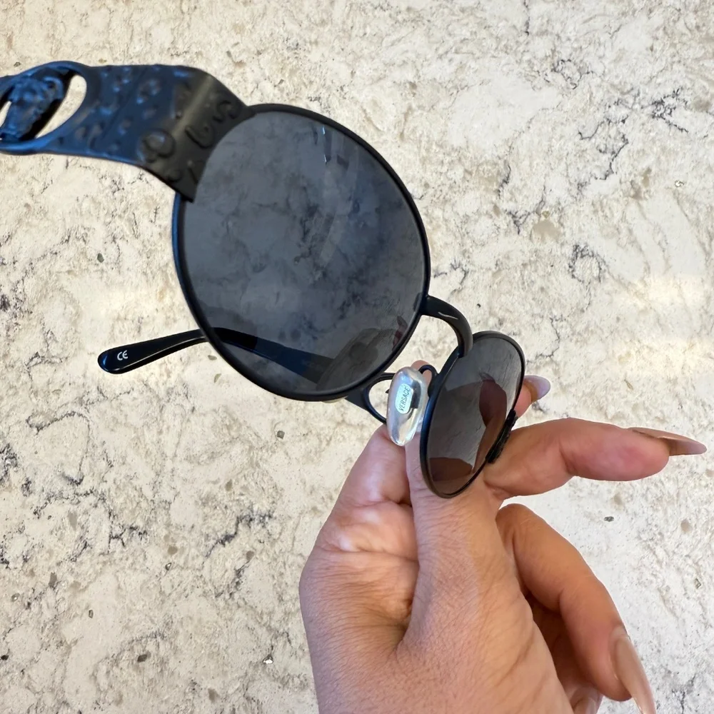 Vintage Versace S50 Sunglasses Italy 90's‎
